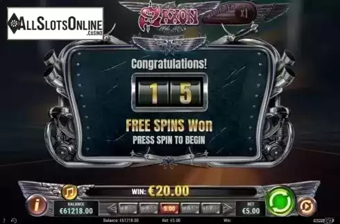 Free Spins 2. Saxon from Play'n Go