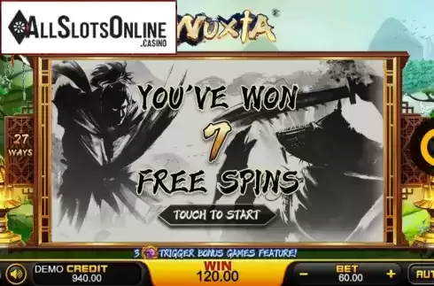 Free Spins Win. Wu Xia from PlayStar