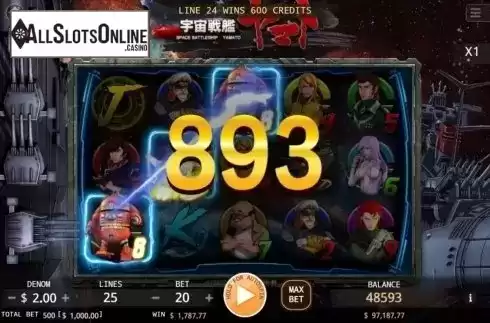 Win Screen. Yamato from KA Gaming