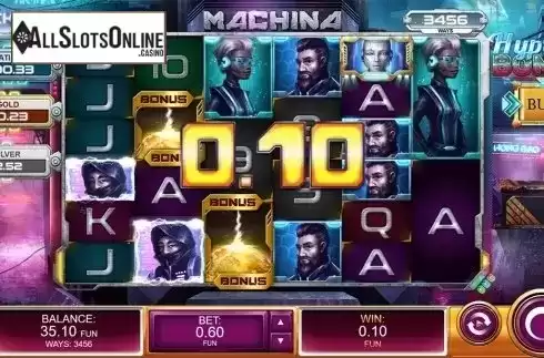 Win screen. Machina from Kalamba Games