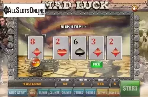 Gamble game 2. MadLuck from GameX