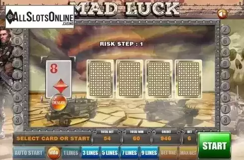 Gamble game . MadLuck from GameX
