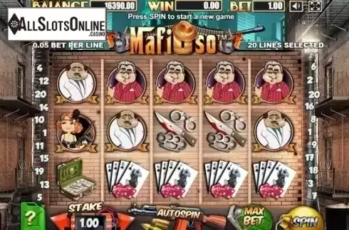 Reel Screen. Mafioso (Allbet Gaming) from Allbet Gaming