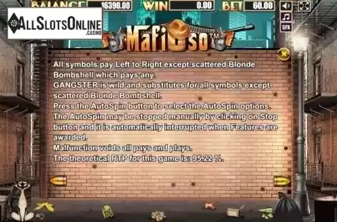 Rules 2. Mafioso (Allbet Gaming) from Allbet Gaming
