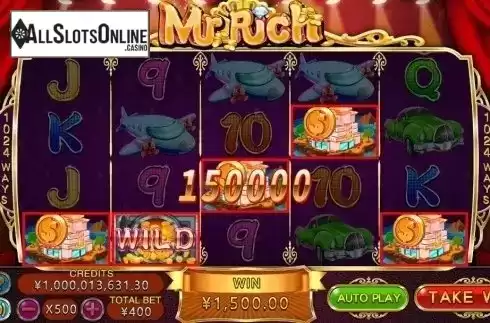 Win Screen. Mr Rich from CQ9Gaming