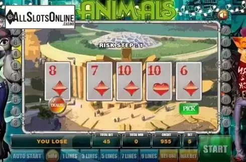Gamble game 2. Animals (GameX) from GameX