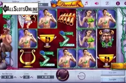 Screen5. Bacchus from Booming Games
