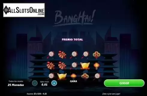 Game Workflow screen. BangHai! from Roxor Gaming