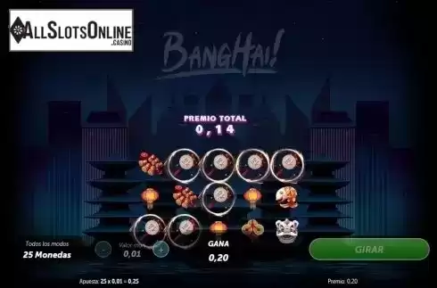 Win screen. BangHai! from Roxor Gaming