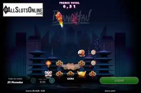 Firework Wilds screen. BangHai! from Roxor Gaming