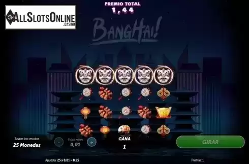 Adds another row onto the game. BangHai! from Roxor Gaming