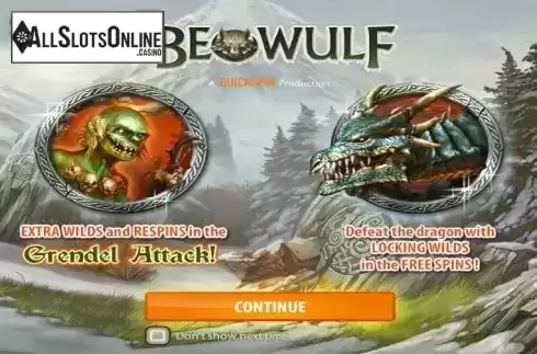 Game features. Beowulf (Quickspin) from Quickspin