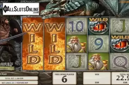 Free spins Wild. Beowulf (Quickspin) from Quickspin