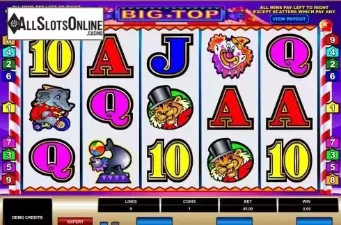 Screen3. Big Top from Microgaming