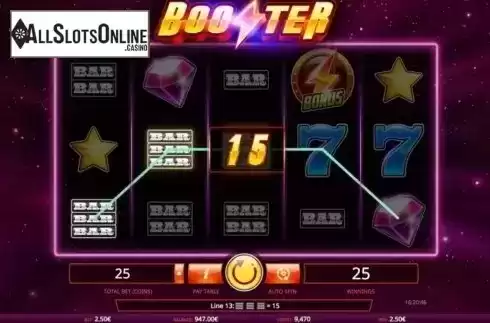 Screen 1. Booster from iSoftBet