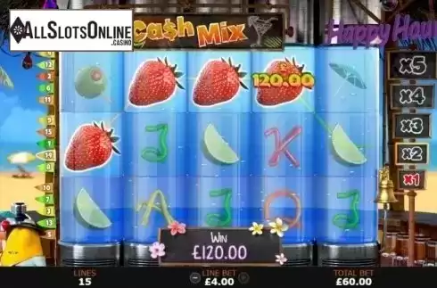 Win Screen . Cash Mix from SUNFOX Games