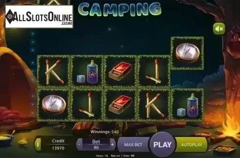 Game workflow 4. Camping from X Play
