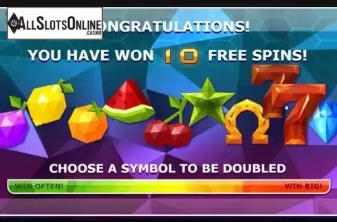 Free spins. Doubles from Yggdrasil