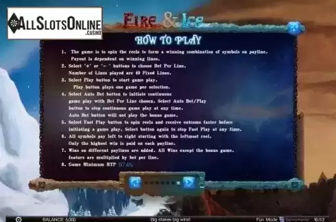 Screen8. Fire & Ice (Spinomenal) from Spinomenal