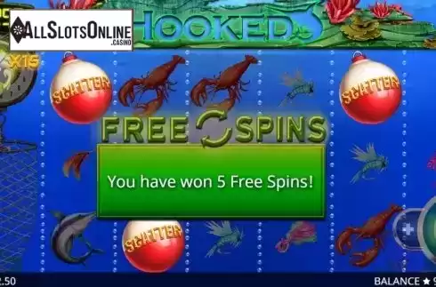 Free Spins 1. Hooked from Booming Games