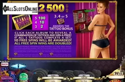 Screen3. Hot Ink from Microgaming