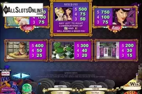 Screen5. Hot Ink from Microgaming
