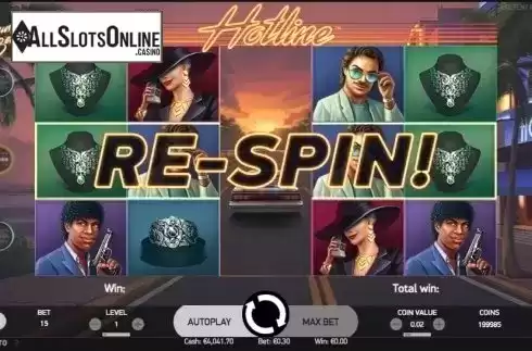 Re-spin. Hotline from NetEnt