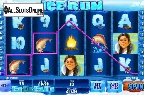Win Screen 2. Ice Run from Playtech