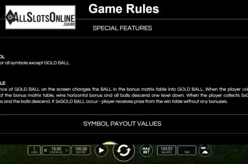 Game Rules. KickOff  from Wazdan