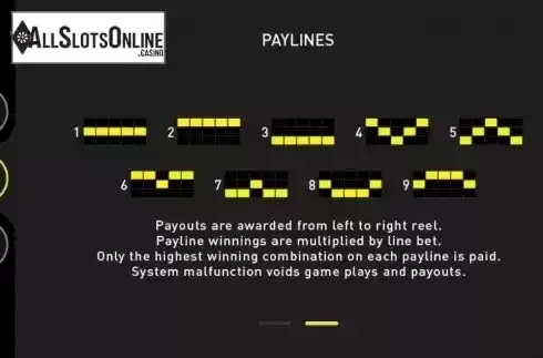 Paytable 2. Klassik from GamePlay