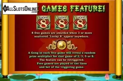 Free Spins. Lucky 8 (RTG) from RTG