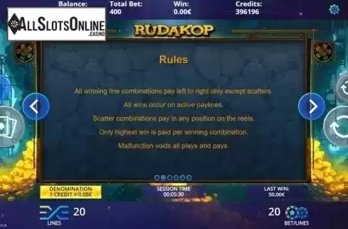 Game Rules. Rudakop from DLV