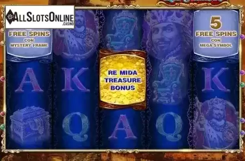 Treasure Bonus. Re Mida from Octavian Gaming