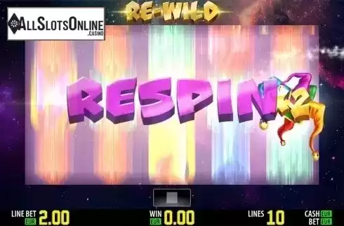 Respin screen. Re-Wild from World Match