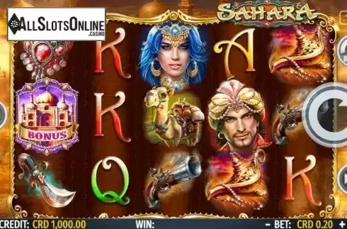 Reel Screen. Sahara from Octavian Gaming