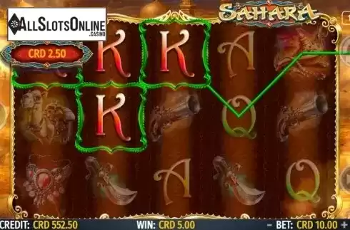 Win Screen 3. Sahara from Octavian Gaming