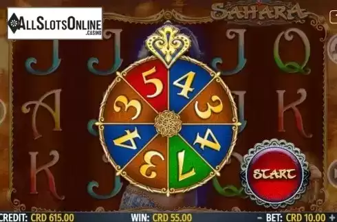 Bonus Wheel. Sahara from Octavian Gaming