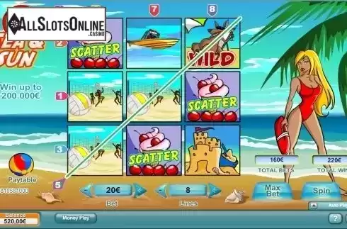Screen 4. Sea & Sun from NeoGames