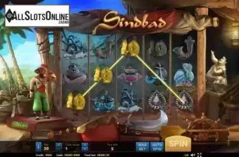 Win screen. Sindbad (Evoplay) from Evoplay Entertainment