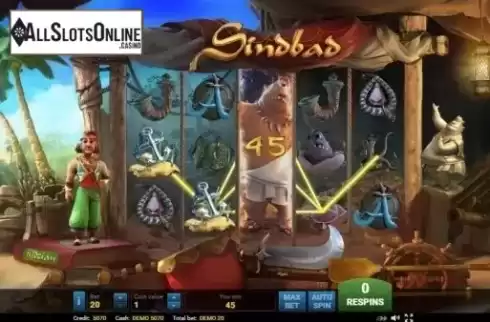 Expanding Sympbols screen. Sindbad (Evoplay) from Evoplay Entertainment