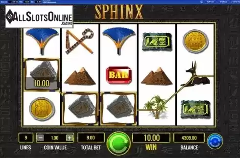Win Screen 4. Sphinx from IGT