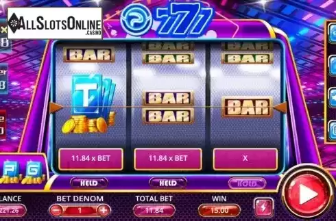 Win Screen. TPG 777 from Triple Profits Games