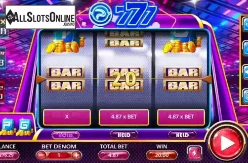 Win Screen 3. TPG 777 from Triple Profits Games