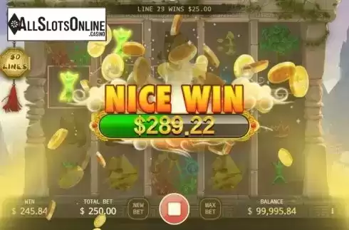 Win Screen. Tai Chi from KA Gaming