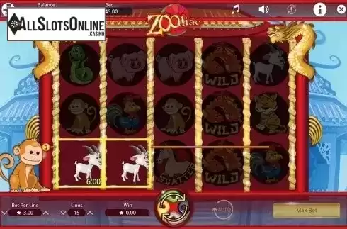 Win screen. Zoodiac from Booming Games