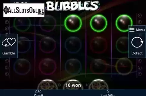 WIn. Bubbles from Greentube