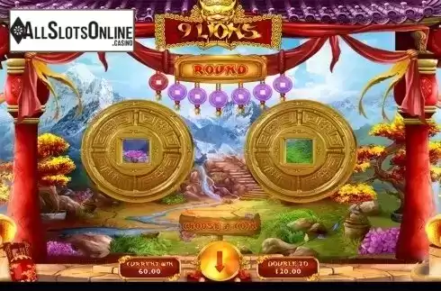 Gamble screen. 9 Lions from Wazdan