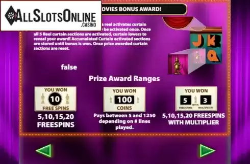 Bonus Awards. Mooovies from MultiSlot