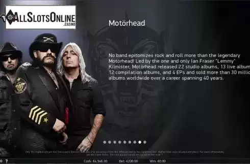 8. Motörhead from NetEnt