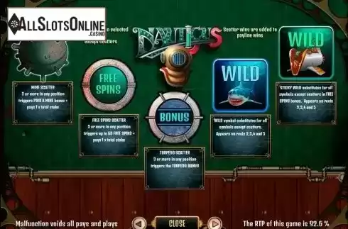 Screen2. Nauticus from Microgaming